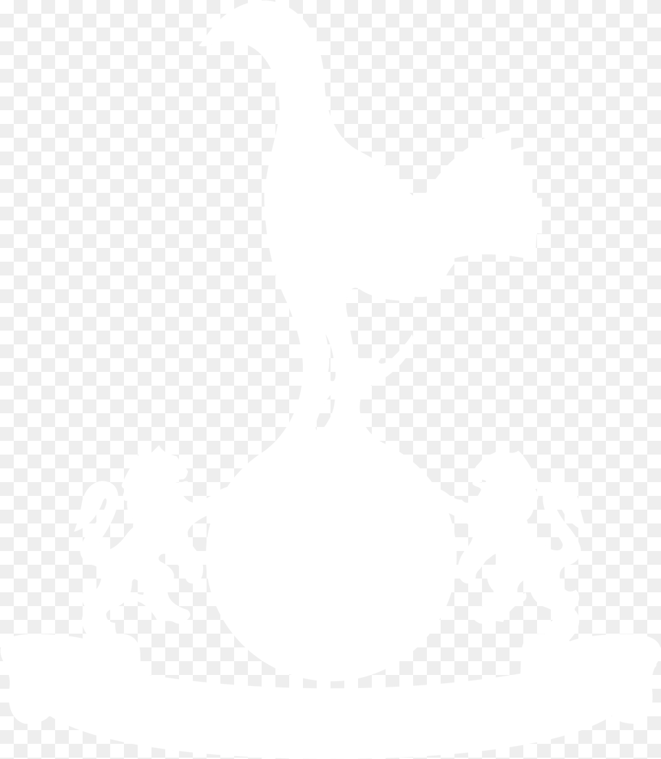 Tottenham Hotspur Fc Logo Amp Svg Vector Johns Hopkins Logo White, Silhouette, Stencil, Adult, Female Free Transparent Png