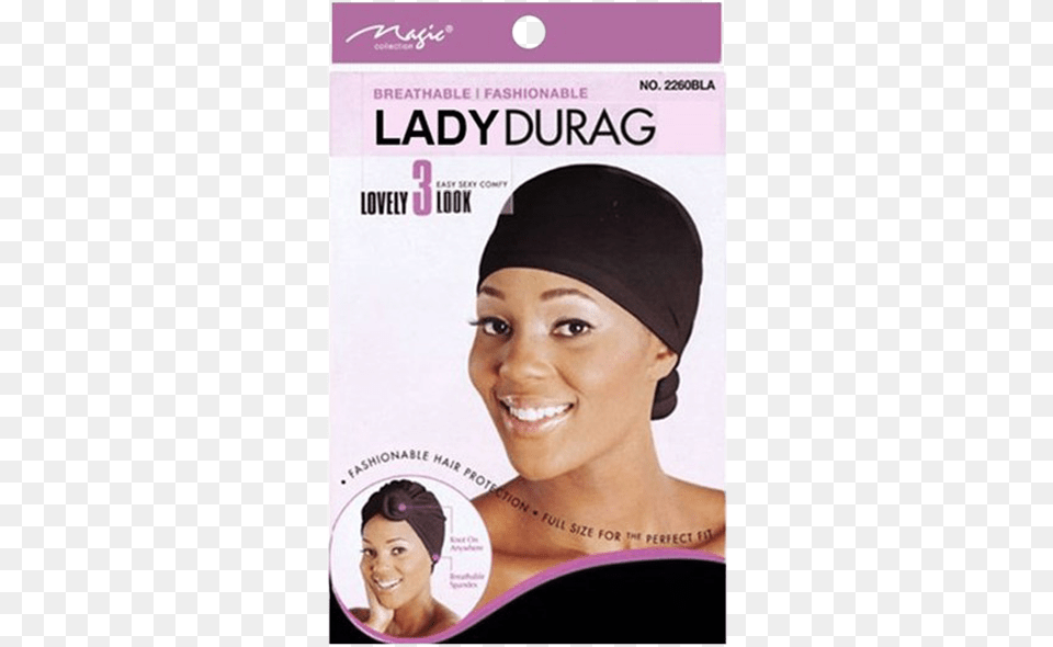 Touca Breathable Lady Durag Magic Collection Do Rag, Cap, Clothing, Hat, Swimwear Free Png Download