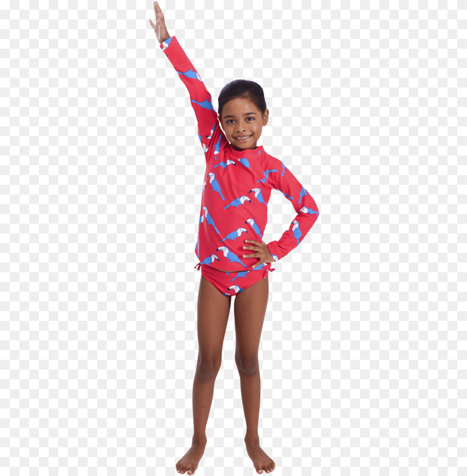 Toucan Bikini Bottom Child, Girl, Long Sleeve, Female, Person Png Image