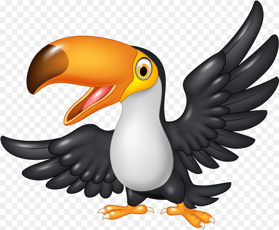Toucan Clipart Zoo Cartoon Birds Download Full Toucan Cartoon, Animal, Beak, Bird, Penguin Png