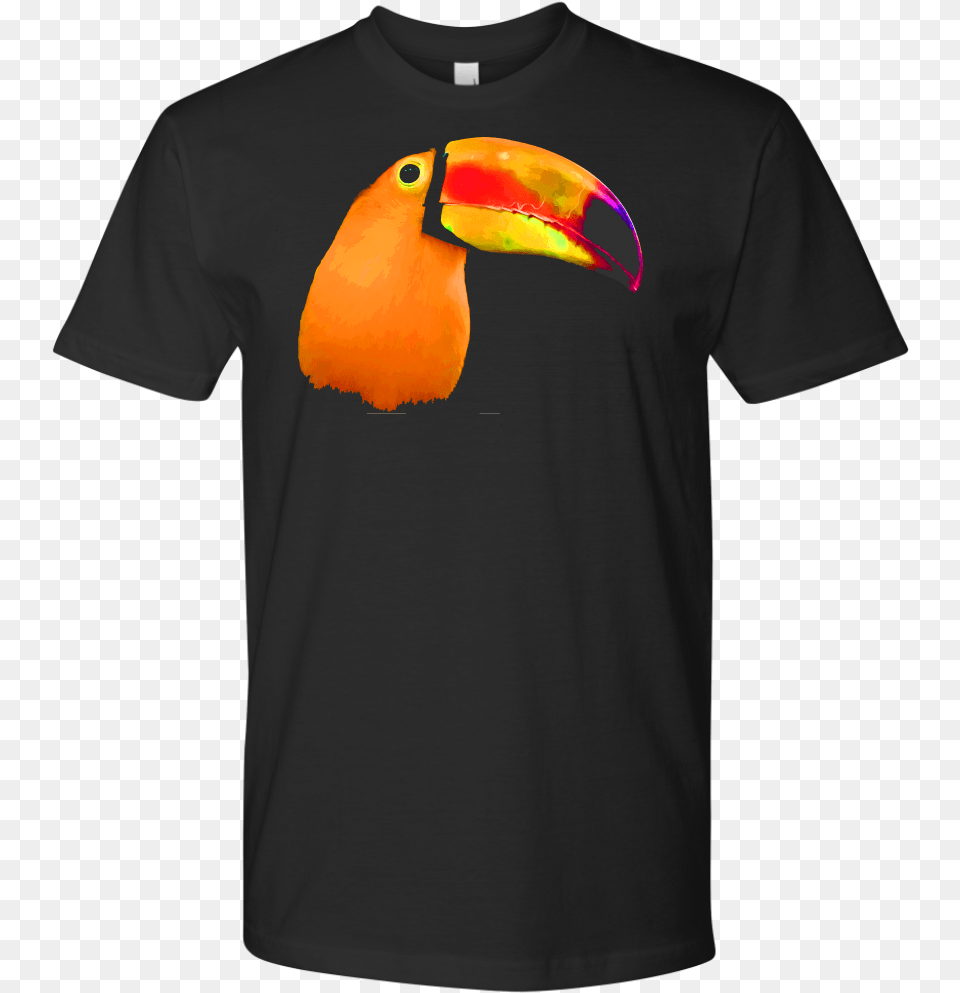 Toucan Kickin Records T Shirt, Animal, Beak, Bird, Clothing Free Png