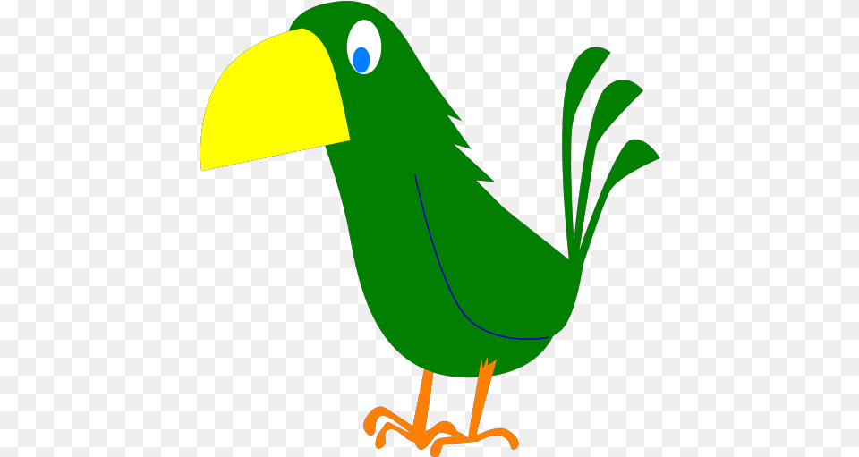 Toucan Svg Clip Arts Clip Art Icon Arts Green Bird Cartoon, Animal, Beak Png Image