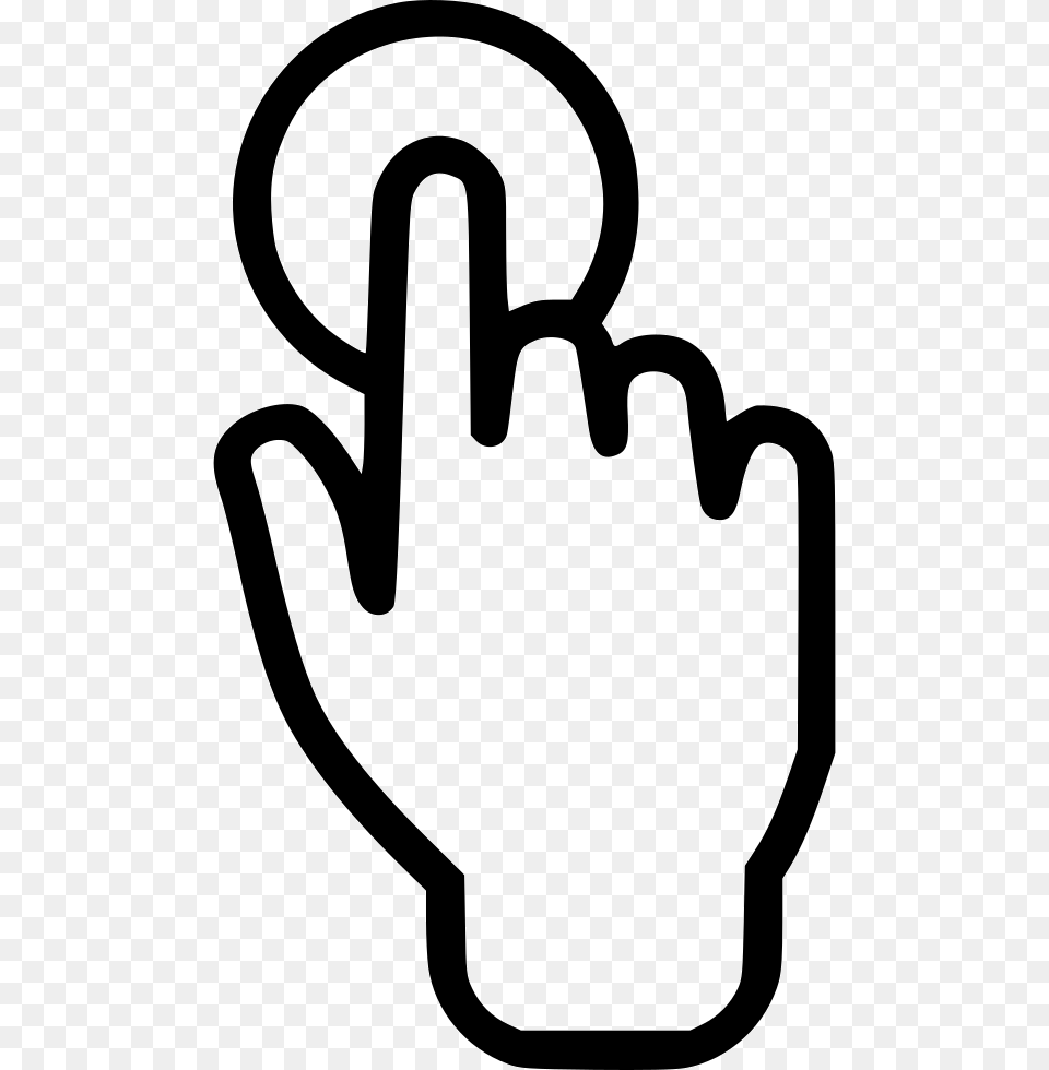Touch Hand Svg, Clothing, Glove, Stencil, Body Part Free Png Download