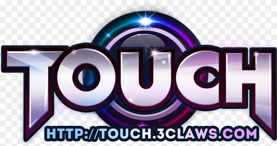 Touch Logo Big 3claws Touch 3claws Logo, Purple, Light, Art, Graphics Free Png