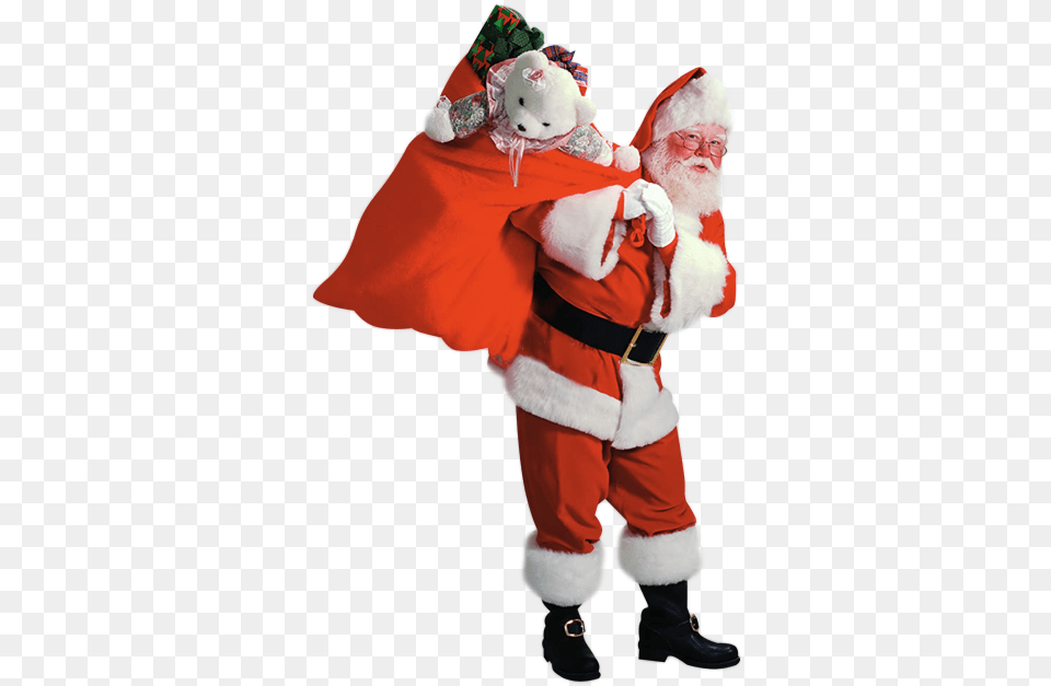 Touching Hearts Santa Claus Tube Make Big Santa Claus, Baby, Person, Festival, Christmas Free Transparent Png
