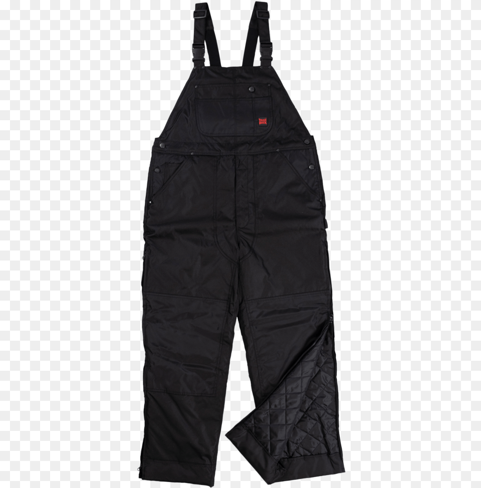 Tough Duck Mens Poly Oxford Lined Overalls Black Front Women Gray Bib Overalls, Clothing, Jeans, Pants, Coat Png