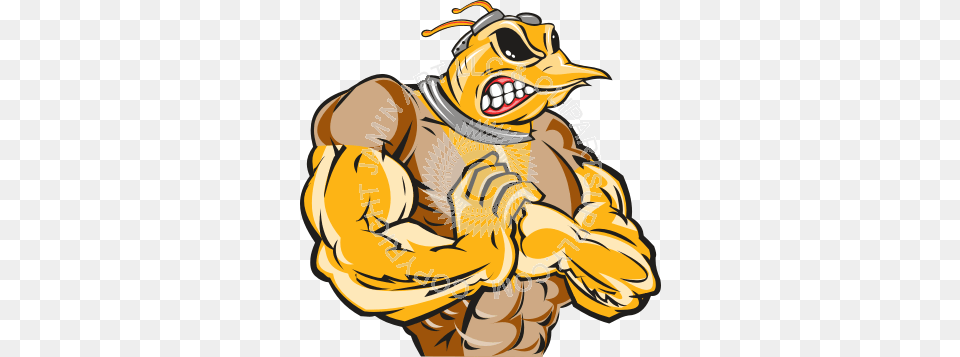 Tough Hornet With Fist In Hand, Adult, Male, Man, Person Png Image