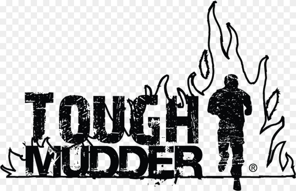 Tough Mudder 2018 Logo, Silhouette, People, Person, Text Free Transparent Png