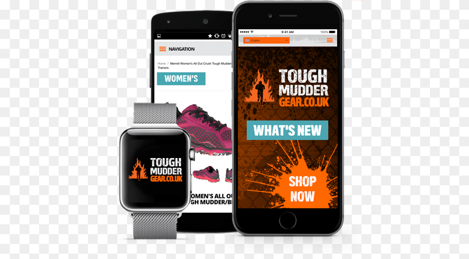 Tough Mudder Ecommerce For Mobile And Smart Device, Electronics, Mobile Phone, Phone, Person Png Image