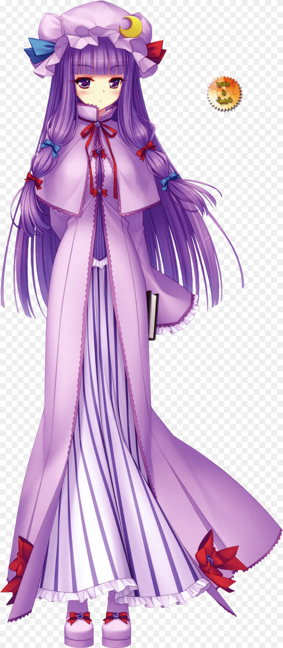 Touhou Patchouli And Koakuma, Gown, Formal Wear, Fashion, Publication Png Image