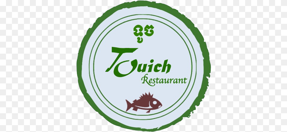 Touich Restaurant Label, Plate, Logo, Herbal, Herbs Png