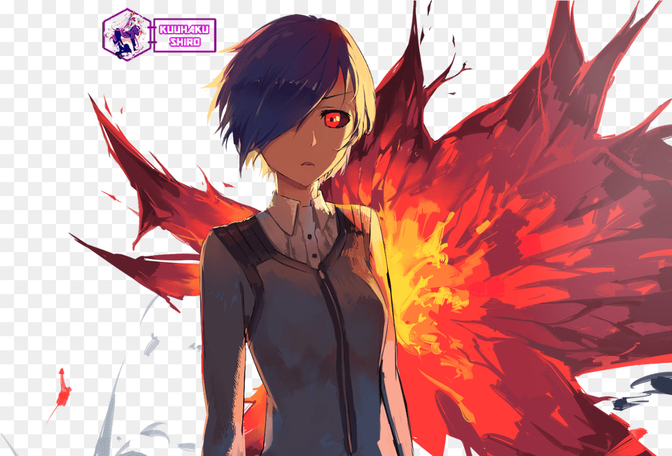 Touka Tokyo Ghoul Fan Art, Publication, Book, Comics, Adult Free Png