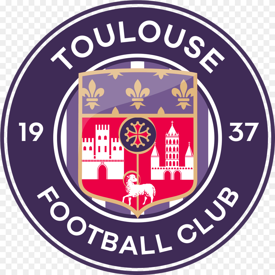 Toulouse Football Club Logo And Vector Logo Download Circle, Badge, Symbol, Emblem Png Image