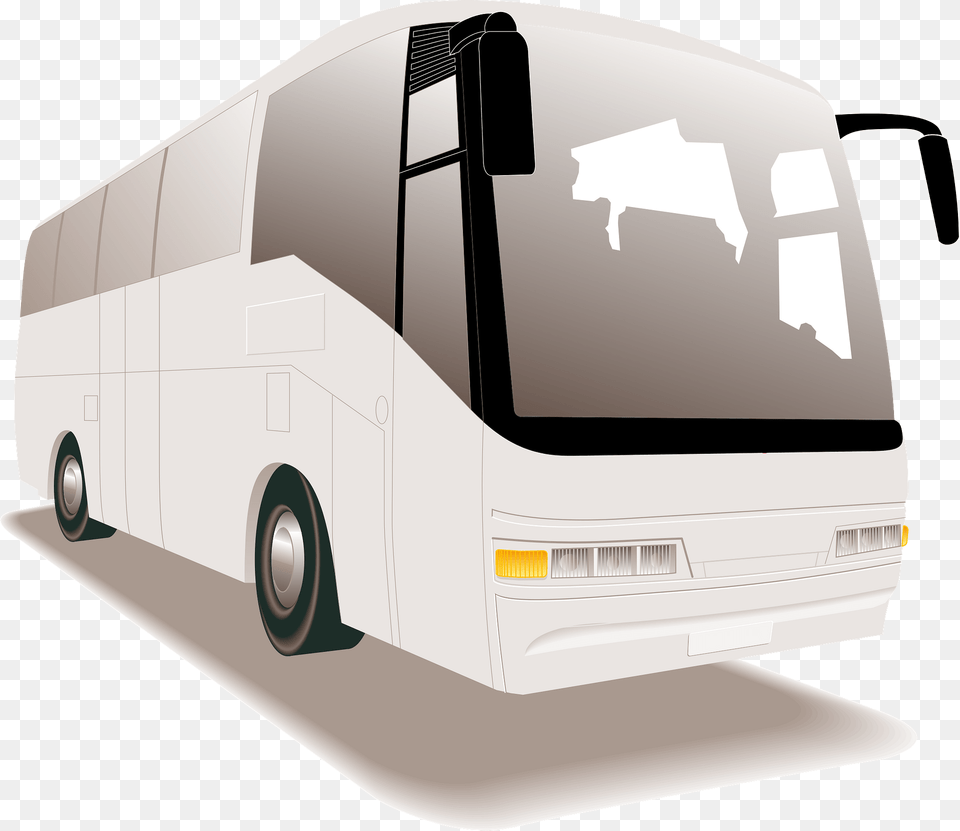 Tour Bus Clipart, Transportation, Vehicle, Tour Bus, Moving Van Free Transparent Png