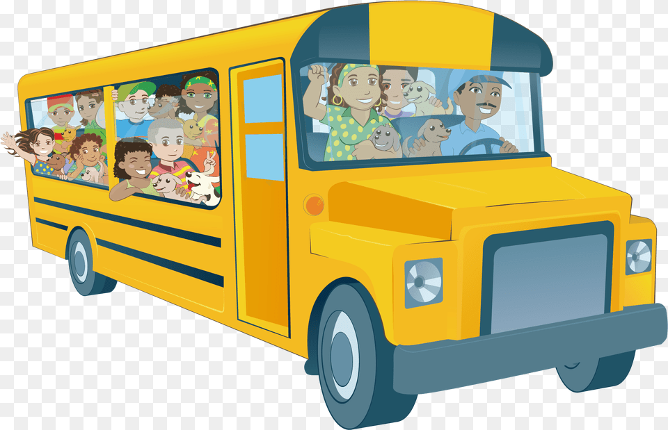 Tour Bus Clipart, Vehicle, Transportation, School Bus, Van Png Image