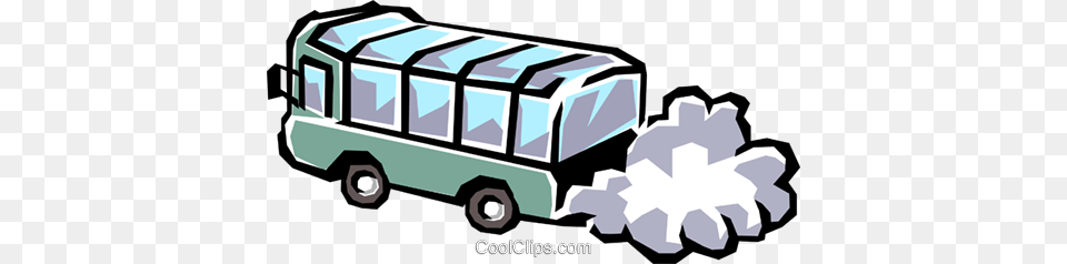 Tour Bus Royalty Free Vector Clip Art Illustration, Outdoors, Nature, Weather, Vehicle Png