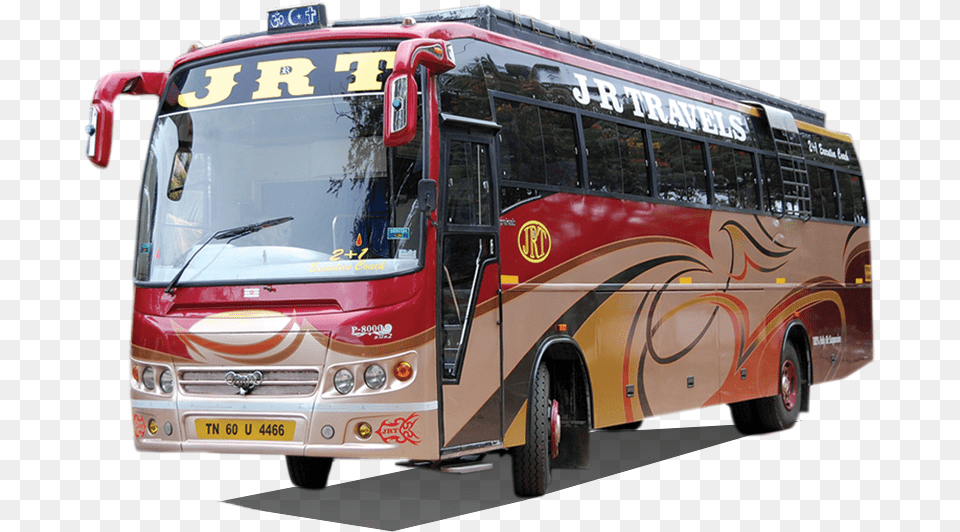 Tour Bus Service Jrt Travels, Transportation, Vehicle, Machine, Wheel Png Image