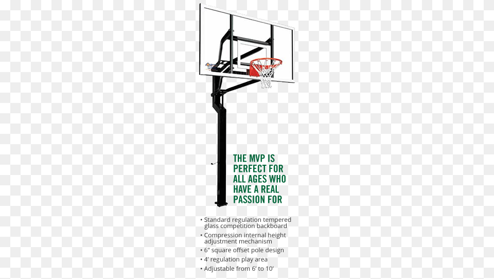 Tour Greens Mississippi In Ground Basketball Goals Accessories, Hoop Free Png Download