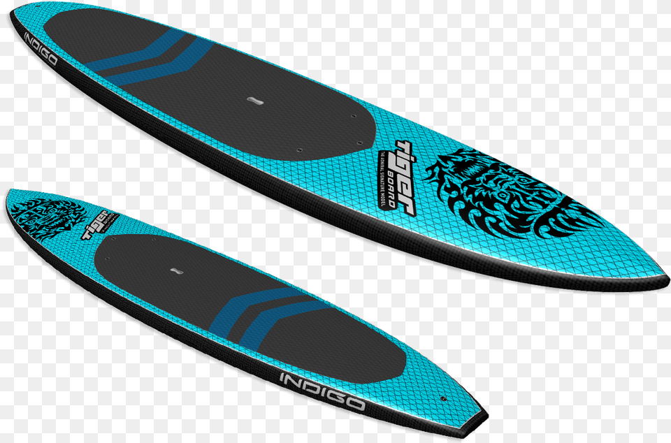 Touring Race Sup Board Indigo Tiger Sup Touring Boards, Leisure Activities, Surfing, Sport, Sea Waves Png Image