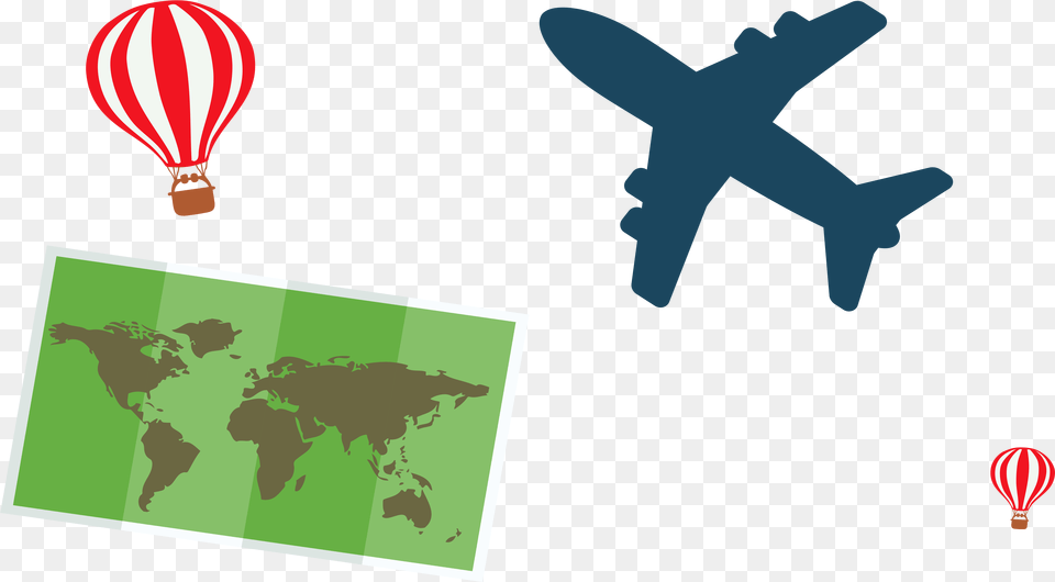 Tourism Logo Clip Art High Resolution World Map Vector, Balloon, Aircraft, Transportation, Vehicle Png