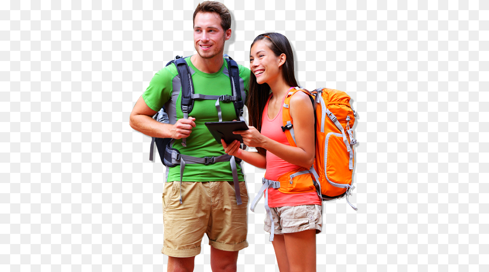 Tourist, Shorts, Bag, Clothing, Backpack Free Png