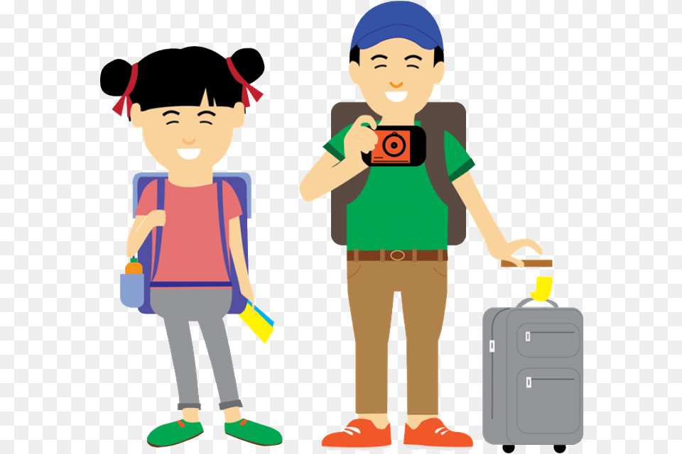 Tourist Clipart, Boy, Child, Person, Male Free Transparent Png