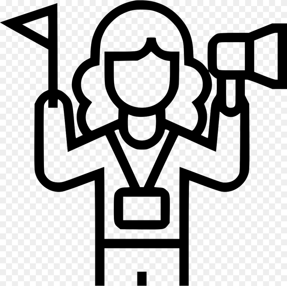 Tourist Guide Icon Download, Stencil, People, Person, Cross Free Transparent Png