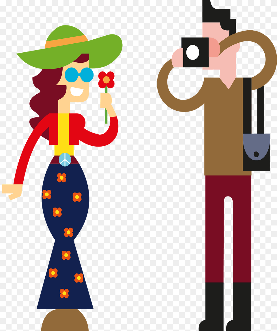Tourist Taking Picture Of Another Tourist Clipart, Baby, Person, Face, Head Free Png