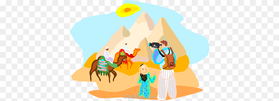 Tourists In Egypt, Ice, Outdoors, Nature, Person Free Transparent Png
