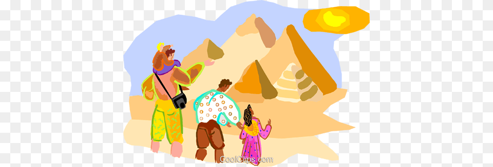 Tourists Near Pyramids In Egypt Royalty Vector Tourists In Egypt Vector, Vacation, Tourist, Person, Fun Png