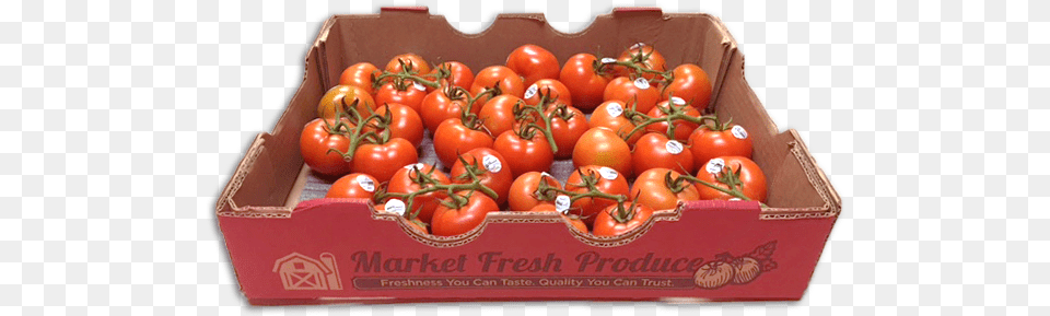 Tov Box No Background With Shadow Tomatoes Box, Vegetable, Tomato, Produce, Plant Free Png