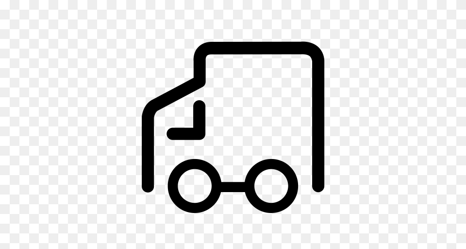 Tow Tow Truck Icon With And Vector Format For Unlimited, Gray Free Png Download