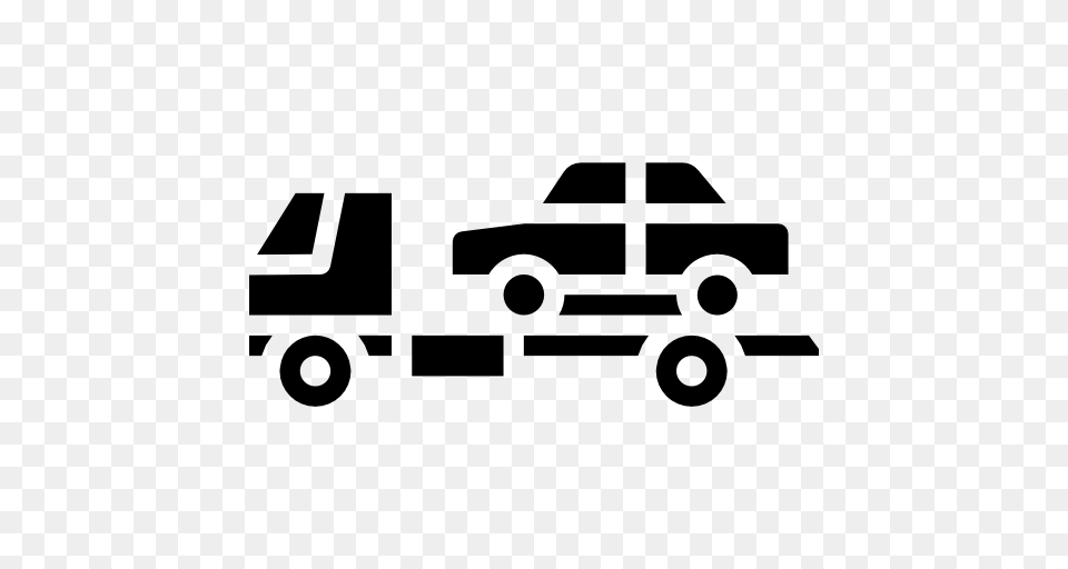 Tow Truck, Stencil, Car, Transportation, Vehicle Free Png Download