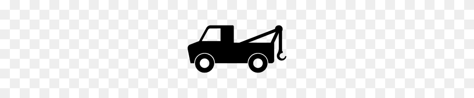 Tow Truck Clip Art Sign Clipart Vector Semi, Gray Free Transparent Png