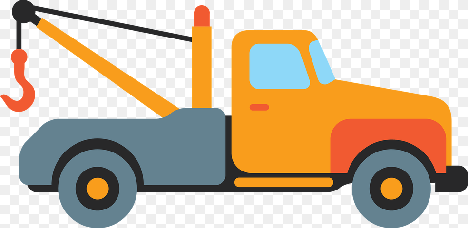 Tow Truck Clipart, Vehicle, Transportation, Tow Truck, Bulldozer Png Image