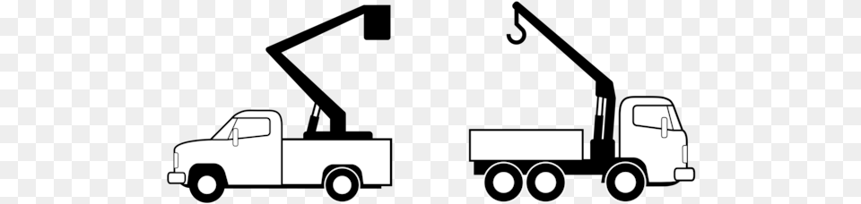 Tow Truck Crane Computer Icons Vehicle Bucket Truck Clip Art, Pickup Truck, Transportation, Moving Van, Van Free Png Download