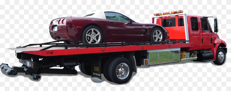 Tow Truck Flatbed Full Size Seekpng Towing A Car, Machine, Tow Truck, Transportation, Vehicle Free Png