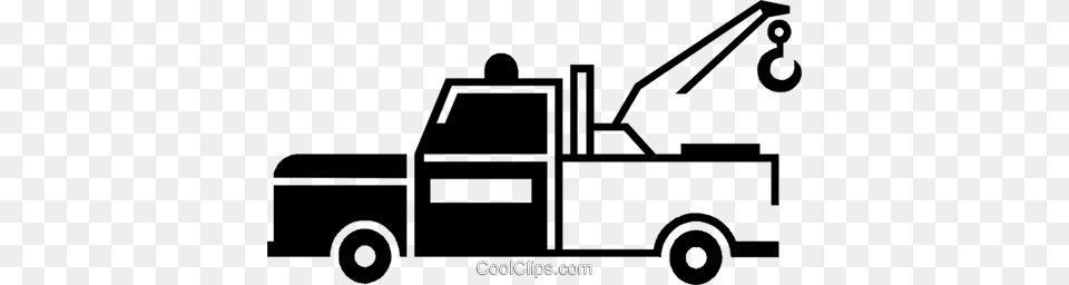 Tow Truck Royalty Vector Clip Art Illustration, Tow Truck, Transportation, Vehicle, Moving Van Free Png