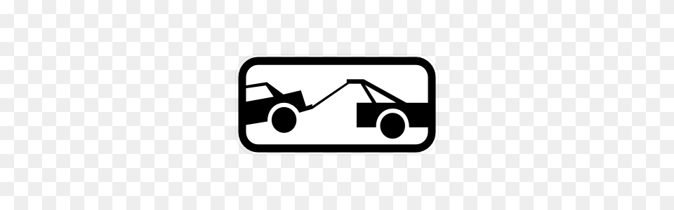 Tow Truck Towing Car Sticker, Stencil, Device, Grass, Lawn Png Image