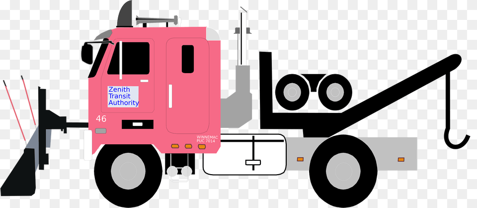 Tow Truck With Snow Plow Clipart, Tow Truck, Transportation, Vehicle, Machine Free Transparent Png