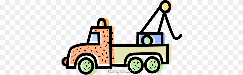 Tow Trucks Royalty Vector Clip Art Illustration, Vehicle, Truck, Transportation, Tow Truck Free Transparent Png