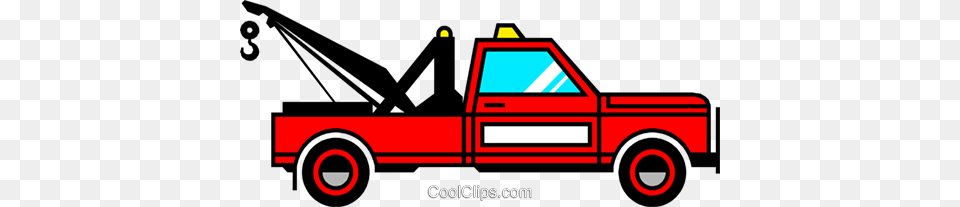 Tow Trucks Royalty Vector Clip Art Illustration, Tow Truck, Transportation, Truck, Vehicle Free Png Download