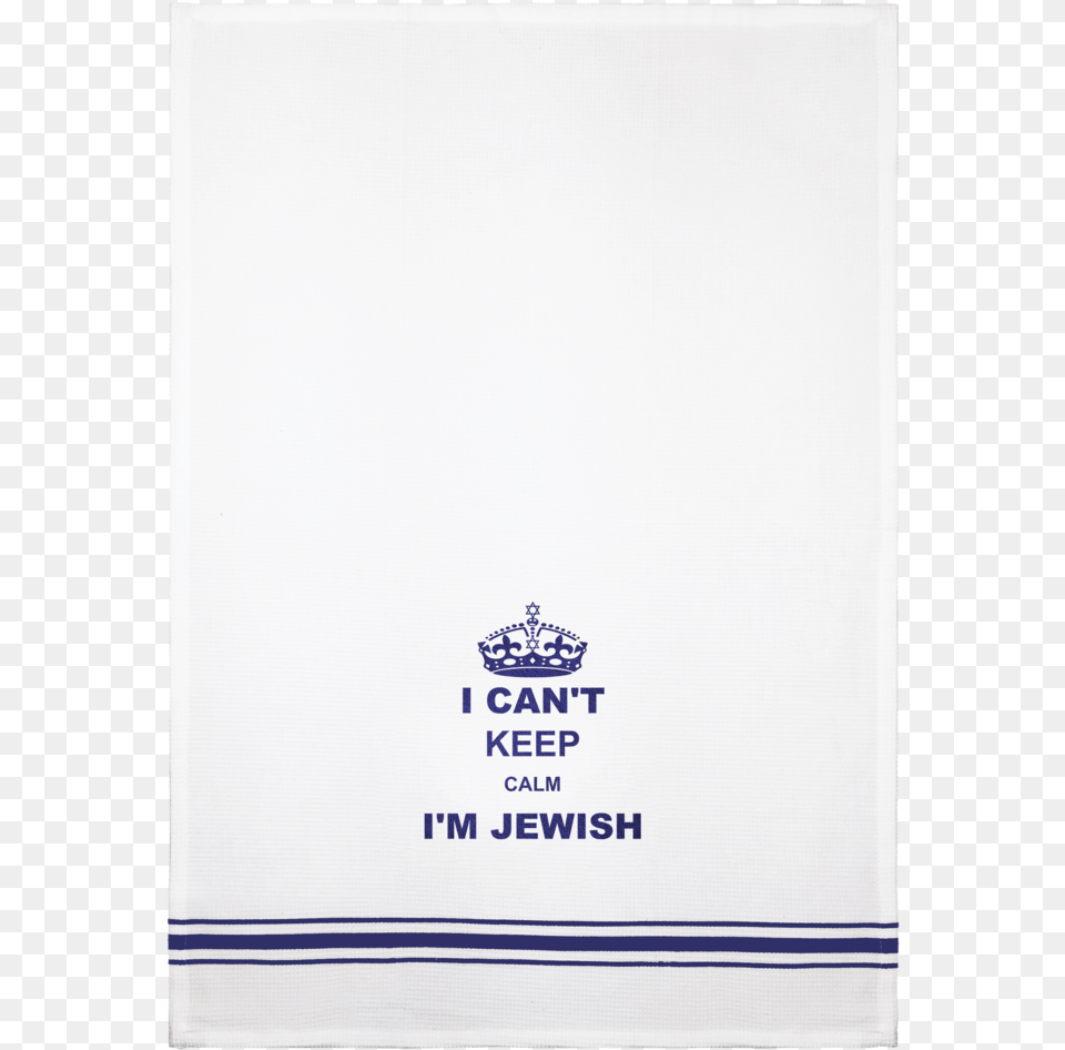 Towel Can39t Keep Calm Jewish People, Book, Publication, Napkin, Text Free Png
