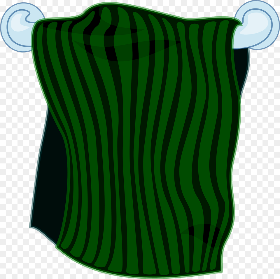 Towel Clipart, Clothing, Vest, Green Png Image