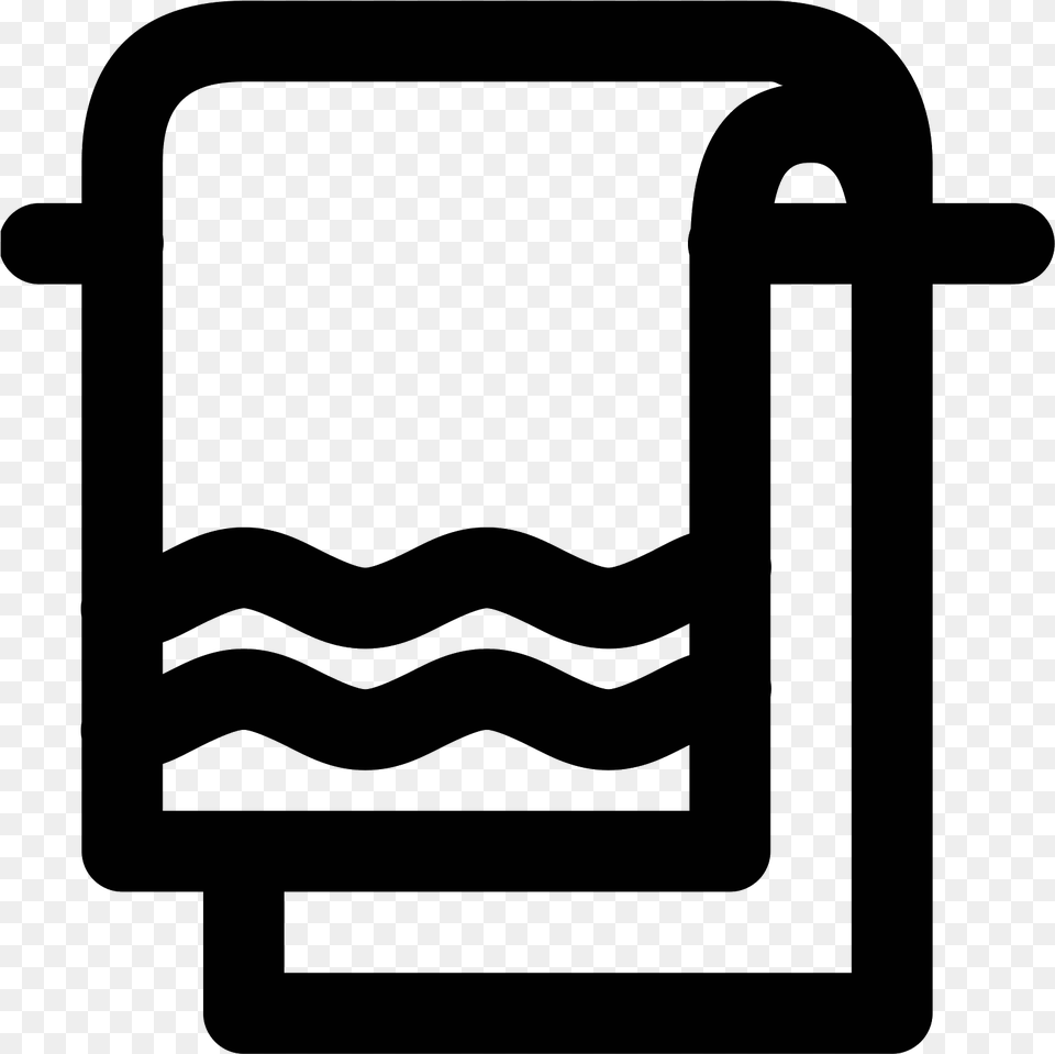 Towel Computer Icons Shower Bed Sheets Room, Gray Png Image