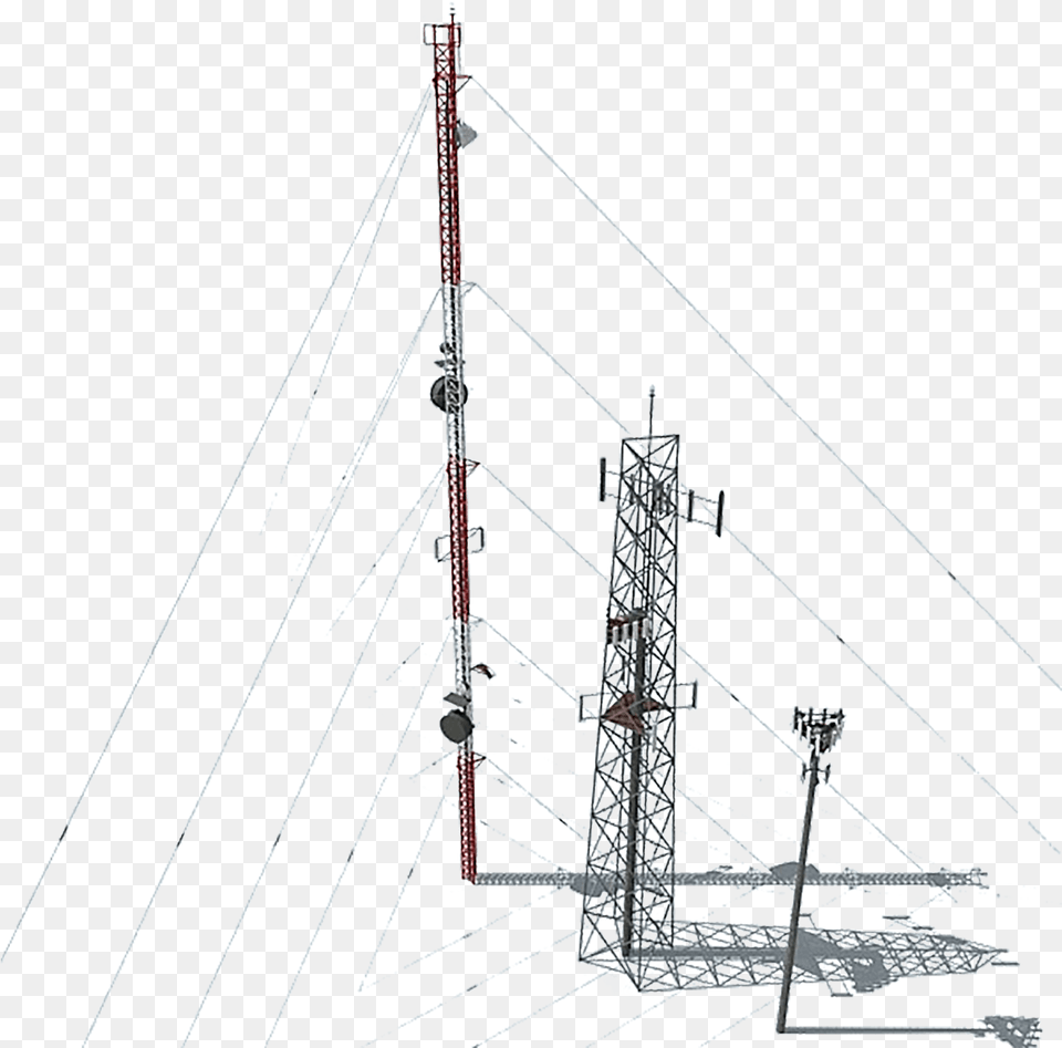 Tower, Utility Pole, Cable Free Transparent Png