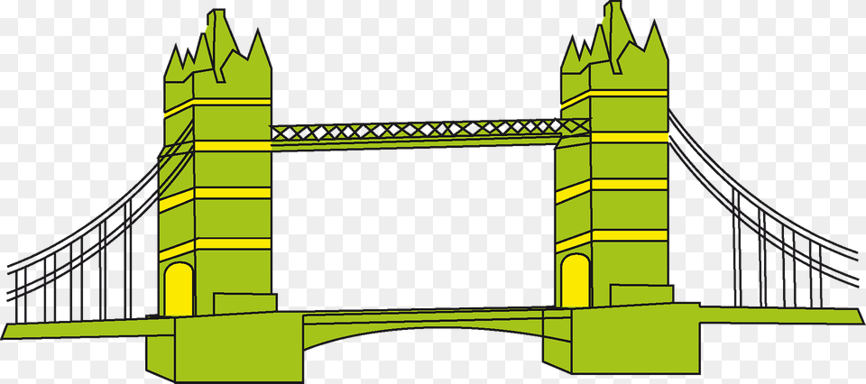 Tower Birdge Clipart, Bridge, Suspension Bridge Free Png