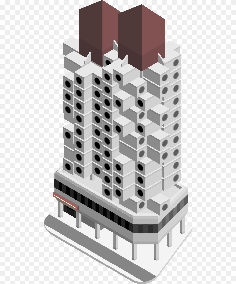 Tower Block, Architecture, Housing, High Rise, Urban Png Image