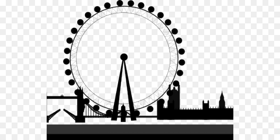 Tower Bridge Clipart London Skyline Love Simon Ferris Wheel Quote, Amusement Park, Ferris Wheel, Fun Png Image