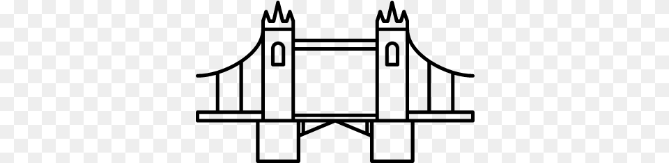 Tower Bridge Vector Towerbridge Logo, Gray Png